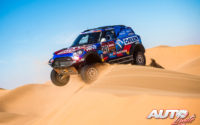 Jakub Przygonski, al volante del MINI John Cooper Works Rally 4x4, durante el Rally Dakar 2020.
