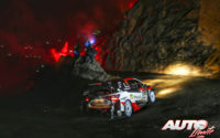 Sébastien Ogier, al volante del Toyota Yaris WRC, durante el Rally de Montecarlo 2020, puntuable para el Campeonato del Mundo de Rallies WRC.