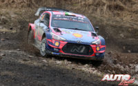 Craig Breen, al volante del Hyundai i20 Coupé WRC, durante el Rally de Suecia 2020, puntuable para el Campeonato del Mundo de Rallies WRC.