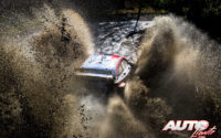 Ott Tänak, al volante del Hyundai i20 Coupé WRC, durante el Rally de México 2020, puntuable para el Campeonato del Mundo de Rallies WRC.