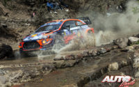 Dani Sordo, al volante del Hyundai i20 Coupé WRC, durante el Rally de México 2020, puntuable para el Campeonato del Mundo de Rallies WRC.