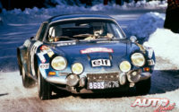 Jean-Claude Andruet, al volante del Alpine-Renault A110 1.800 Grupo 4, obtenía la victoria en el Rally de Montecarlo 1973.