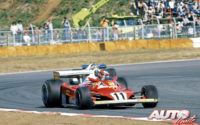 La segunda oportunidad de Gilles Villeneuve al volante del Ferrari 312 T2B llegaría en el circuito de Fuji, durante el GP de Japón de 1977.