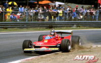 Gilles Villeneuve, al volante del Ferrari 312 T4, durante el GP de Bélgica de 1979, disputado en el circuito de Zolder.