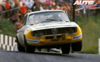 Luigi Colzani y Vittorio Venturi compartieron el volante de un Alfa Romeo GTA Junior 1.300 durante las 6 Horas de Nürburgring en 1972.