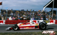 Gilles Villeneuve, al volante de su Ferrari 312 T3, durante uno de los Grandes Premios del Campeonato del Mundo de Fórmula 1 de 1978.