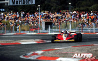 Gilles Villeneuve, al volante del Ferrari 312 T3, durante el GP de Francia de 1978, disputado en el circuito de Paul Ricard.