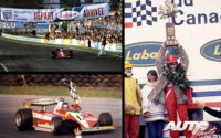 Gilles Villeneuve, al volante de un Ferrari 312 T3, obtenía su primera victoria de Fórmula 1 en el GP de Canadá de 1978, disputado en el circuito Isla de Notre Dame en Montreal.