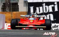 Gilles Villeneuve, al volante del Ferrari 312 T4, obtenía la victoria en el GP de EEUU del Oeste de 1979, disputado en el circuito urbano de Long Beach.