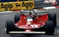 Gilles Villeneuve, al volante del Ferrari 312 T4, durante el GP de Mónaco de 1979, disputado en el circuito urbano de Montecarlo.