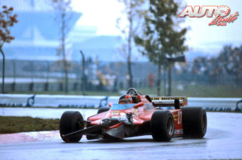 Gilles Villeneuve, al volante del Ferrari 126 CK, durante el GP de Canadá de 1981, disputado en el circuito Isla de Notre Dame (Montreal).