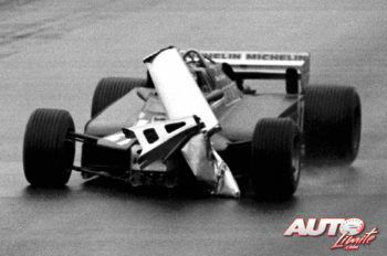 Gilles Villeneuve, al volante del Ferrari 126 CK, durante el GP de Canadá de 1981, disputado en el circuito Isla de Notre Dame (Montreal).