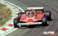Gilles Villeneuve, al volante del Ferrari 126 CK, durante el GP de Holanda 1981, disputado en el circuito de Zandvoort.