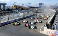 Salida del GP de Las Vegas de 1981, disputado en el circuito Caesar Palace, construido para la ocasión en la ciudad de Las Vegas (EEUU).