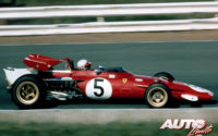 Ferrari 312 B pilotado por Clay Regazzoni durante el Campeonato del Mundo de Fórmula 1 de 1970.