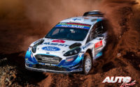 Esapekka Lappi, al volante del Ford Fiesta WRC, durante el Rally de Turquía 2020, puntuable para el Campeonato del Mundo de Rallies WRC.
