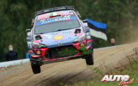 Craig Breen, al volante del Hyundai i20 Coupé WRC, durante el Rally de Estonia 2020, puntuable para el Campeonato del Mundo de Rallies WRC.
