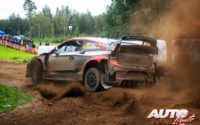 Craig Breen, al volante del Hyundai i20 Coupé WRC, durante el Rally de Estonia 2020, puntuable para el Campeonato del Mundo de Rallies WRC.
