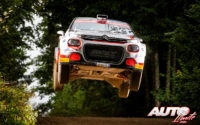 Sean Johnston, al volante del Citroën C3 R5, durante el Rally de Estonia 2020, puntuable para el Campeonato del Mundo de Rallies WRC 3.