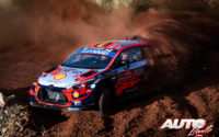 Thierry Neuville, al volante del Hyundai i20 Coupé WRC, durante el Rally de Turquía 2020, puntuable para el Campeonato del Mundo de Rallies WRC.