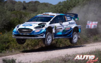 Teemu Suninen, al volante del Ford Fiesta WRC, durante el Rally de Italia / Cerdeña 2020, puntuable para el Campeonato del Mundo de Rallies WRC.