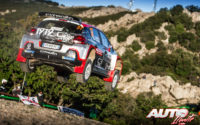 Yohan Rossel, al volante del Citroën C3 R5 WRC 3, durante el Rally de Italia / Cerdeña 2020, puntuable para el Campeonato del Mundo de Rallies WRC 3.