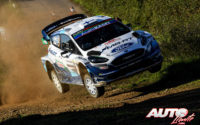 Teemu Suninen, al volante del Ford Fiesta WRC, durante el Rally de Italia / Cerdeña 2020, puntuable para el Campeonato del Mundo de Rallies WRC.