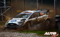 Esapekka Lappi, al volante del Ford Fiesta WRC, durante el Rally de Monza 2020, puntuable para el Campeonato del Mundo de Rallies WRC.