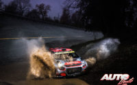 Mads Ostberg, al volante del Citroën C3 R5 WRC 2, durante el Rally de Monza 2020, puntuable para el Campeonato del Mundo de Rallies WRC 2.