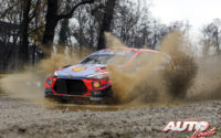 Dani Sordo, al volante del Hyundai i20 Coupé WRC, durante el Rally de Monza 2020, puntuable para el Campeonato del Mundo de Rallies WRC.
