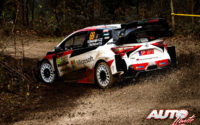 Kalle Rovanperä, al volante del Toyota Yaris WRC, durante el Rally de Monza 2020, puntuable para el Campeonato del Mundo de Rallies WRC.