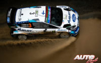 Teemu Suninen, al volante del Ford Fiesta WRC, durante el Rally de Monza 2020, puntuable para el Campeonato del Mundo de Rallies WRC.