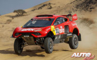Nani Roma, al volante del BRX Prodrive Hunter 4x4, durante una etapa del Rally Dakar 2021.