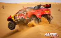 Sébastien Loeb, al volante del BRX Prodrive Hunter 4x4, durante una etapa del Rally Dakar 2021.