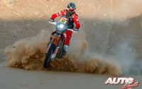 Kevin Benavides, a los mandos de su Honda CRF 450 Rally, obtenía la victoria en la categoría de motos del Rally Dakar 2021.