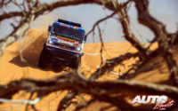Anton Shibalov, al volante del Kamaz 43509, durante una etapa del Rally Dakar 2021.
