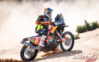 Matthias Walkner, a los mandos de su KTM 450 Factory, durante una etapa del Rally Dakar 2021.