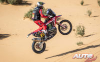Kevin Benavides, a los mandos de su Honda CRF 450 Rally, obtenía la victoria en la categoría de motos del Rally Dakar 2021.