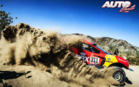 Nani Roma, al volante del BRX Prodrive Hunter 4x4, durante una etapa del Rally Dakar 2021.