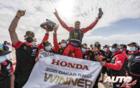 Kevin Benavides, a los mandos de su Honda CRF 450 Rally, obtenía la victoria en la categoría de motos del Rally Dakar 2021.