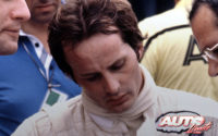 Gilles Villeneuve durante los entrenamientos del GP de Bélgica 1982, disputado en el circuito de Zolder.
