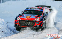 Ott Tänak, al volante del Hyundai i20 Coupé WRC, obtenía la victoria en el Rally Ártico de Finlandia 2021, puntuable para el Campeonato del Mundo de Rallies WRC.