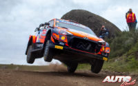 Dani Sordo, al volante del Hyundai i20 Coupé WRC, durante el Rally de Portugal 2021, puntuable para el Campeonato del Mundo de Rallies WRC.