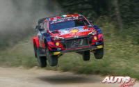 Craig Breen, al volante del Hyundai i20 Coupé WRC, durante el Rally de Estonia 2021, puntuable para el Campeonato del Mundo de Rallies WRC.