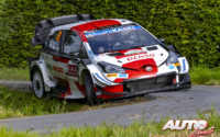 Kalle Rovanperä, al volante del Toyota Yaris WRC, durante el Rally de Bélgica 2021, puntuable para el Campeonato del Mundo de Rallies WRC.