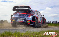 Pierre-Louis Loubet, al volante del Hyundai i20 Coupé WRC, durante el Rally de Bélgica 2021, puntuable para el Campeonato del Mundo de Rallies WRC.