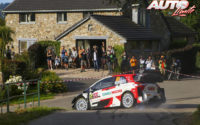 Kalle Rovanperä, al volante del Toyota Yaris WRC, durante el Rally de Bélgica 2021, puntuable para el Campeonato del Mundo de Rallies WRC.