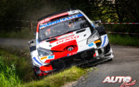 Sébastien Ogier, al volante del Toyota Yaris WRC, durante el Rally de Bélgica 2021, puntuable para el Campeonato del Mundo de Rallies WRC.
