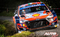 Craig Breen, al volante del Hyundai i20 Coupé WRC, durante el Rally de Bélgica 2021, puntuable para el Campeonato del Mundo de Rallies WRC.