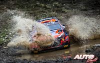 Dani Sordo, al volante del Hyundai i20 Coupé WRC, durante el Rally de Grecia 2021, puntuable para el Campeonato del Mundo de Rallies WRC.
